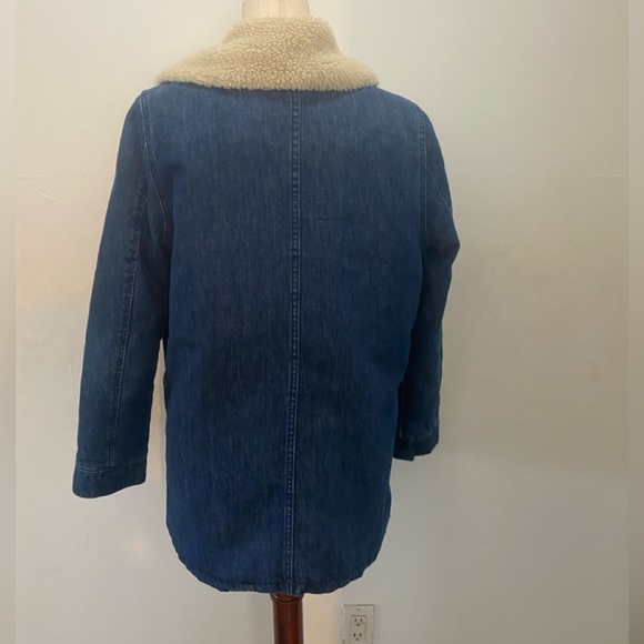 Rollas denim Sherpa coat size small - Picture 2 of 8